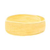 Cosmetic Headband High-Quality Terry Fabric Yellow