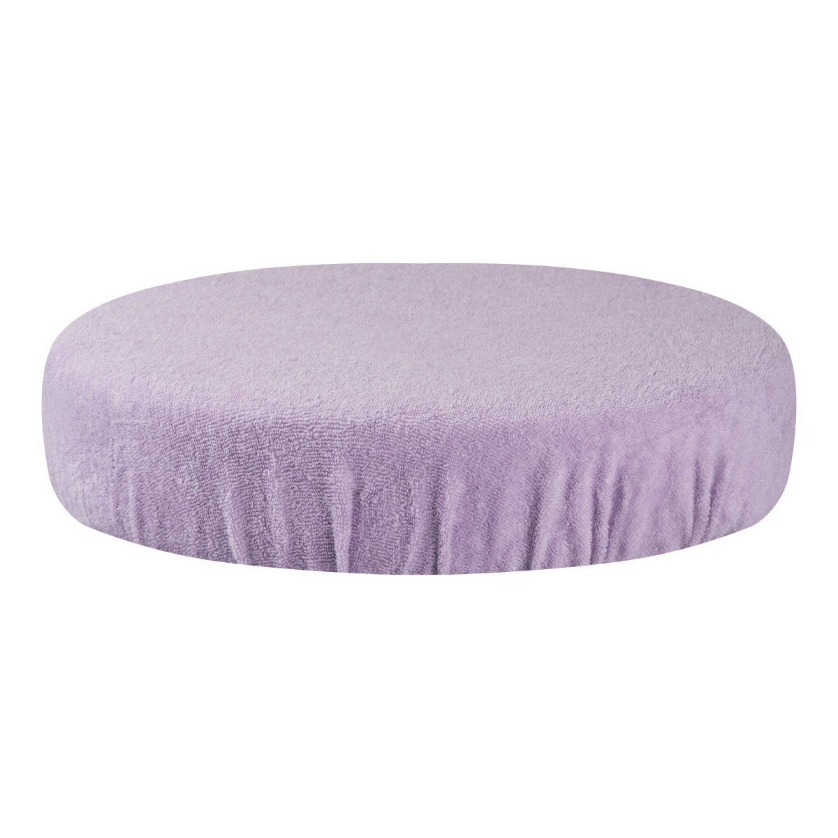 Beauty Stool Elastic Cover 30-35cm Terry Fabric Violet