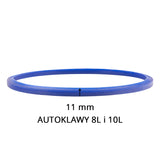 Silicone gasket for autoclaves wax 10l and 12l blue 11mm