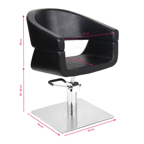 Gabbiano hairdressing chair 044 black