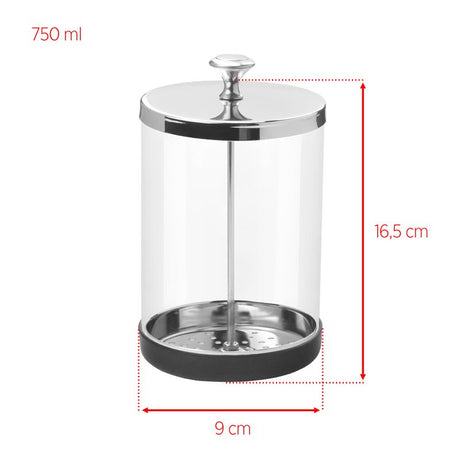 ACTIVESHOP Glass container for disinfecting tools 750ml