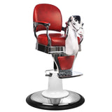 Gabbiano Children's Barber Chair - Maroon Horse