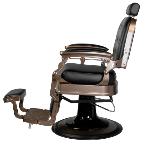 Old Ernesto Black Barber Chair Gabbiano
