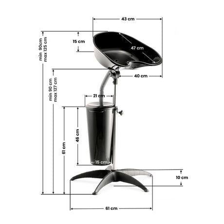 Gabbiano portable barbershop with ft35-1 tank