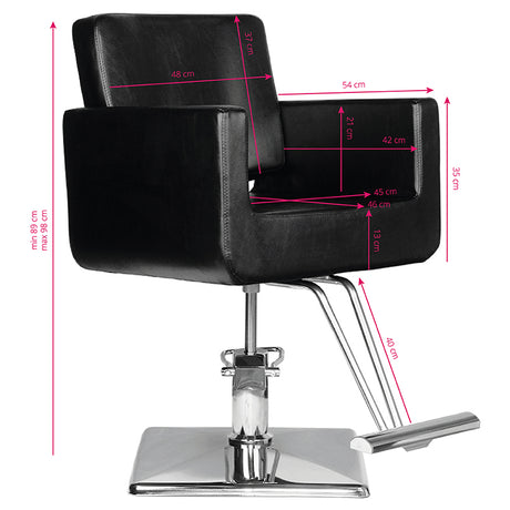 Hair system barber chair hs91 black