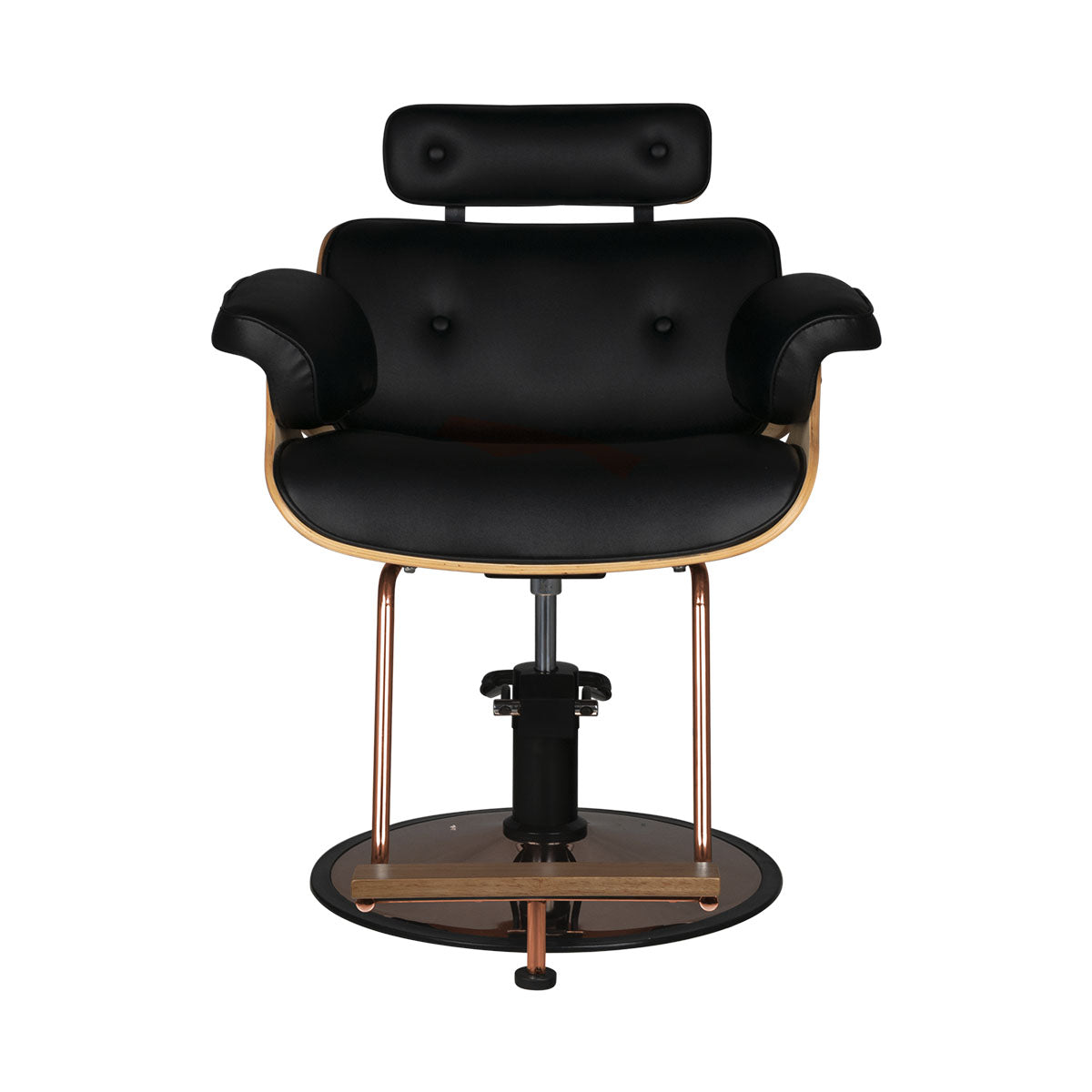 Gabbiano hairdressing chair florence black walnut