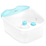 ACTIVESHOP Set of paddling pool for pedicure on wheels white + foot massager massager with temperature maintenance am-506a