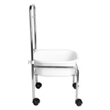 ACTIVESHOP Set of paddling pool for pedicure on wheels chrome + foot massager massager with temperature maintenance am-506a