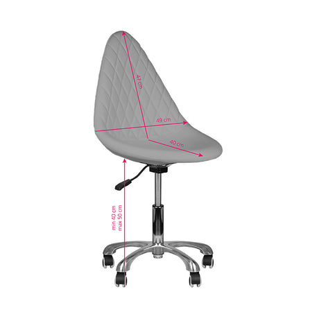 ACTIVESHOP Cosmetic stool 265 gray