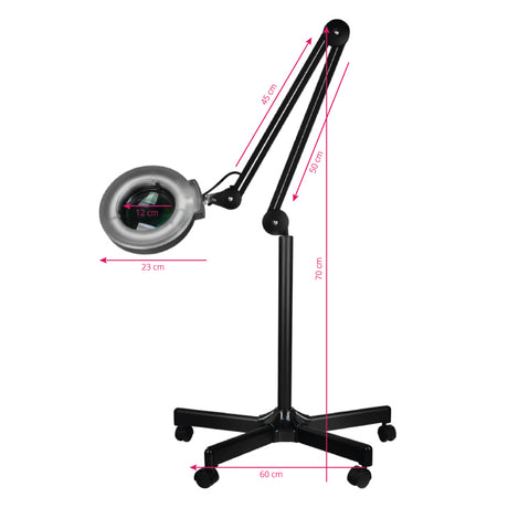 ACTIVESHOP S5 led magnifier lamp + black tripod