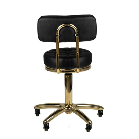 ActiveShop Cosmetic Stool Gold AM-961 Black