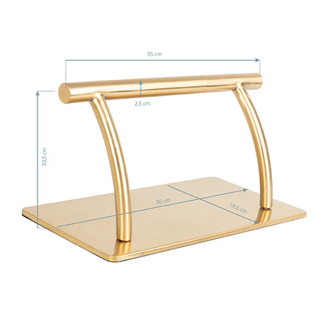 Gabbiano Hairdressing Footrest AL403 Gold