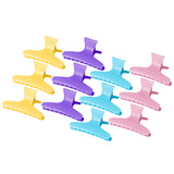 ACTIVESHOP Crabs hairdressing clamps e-47 12 pcs 8,2cm assorted color