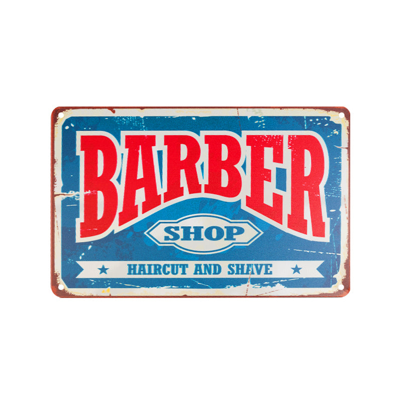 Decorative Plaque for Barber Shop B006 'Barber Shop'