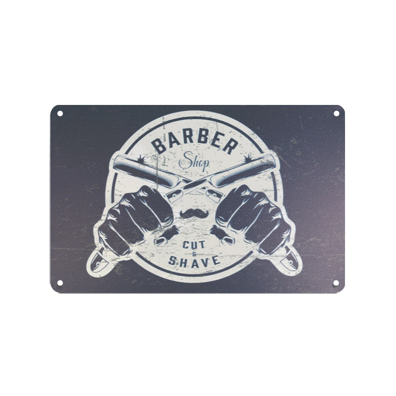 Decorative Plaque for Barber Shop B034 'Barber Shop'