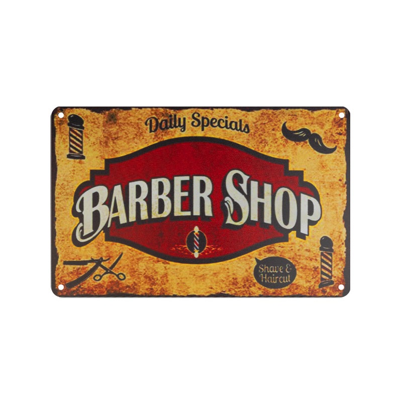Decorative Plaque for Barber Shop B045 'Daily Specials BarberShop'