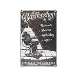 Decorative Plaque for Barber Shop B053 'Specially for Gentelmen'
