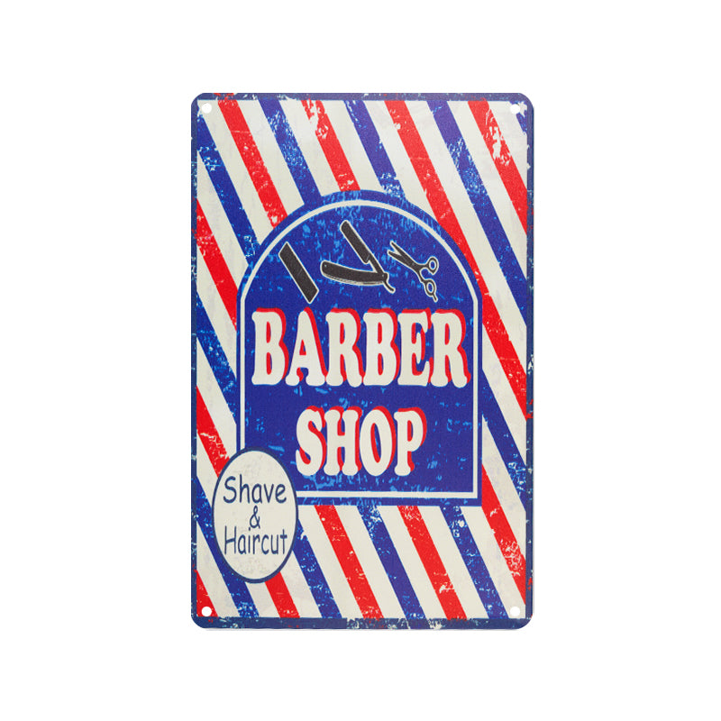Decorative Plaque for Barber Shop C012 'Barber Shop'