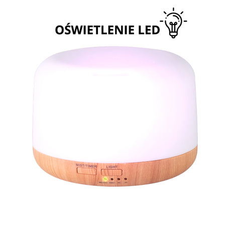 Aroma Diffuser Spa Air Humidifier 01 Light Wood 300ml with Timer
