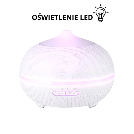 Aroma Diffuser Air Humidifier SPA 06 White Wood 400ml with Timer