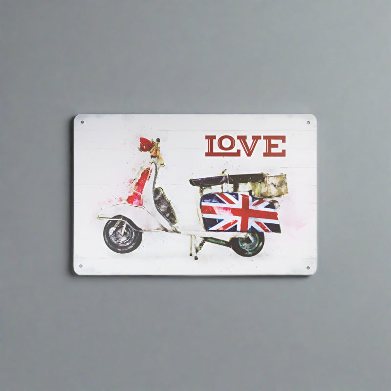 Decorative Plaque for Barber Shop & Tattoo Salon C020 'Love'