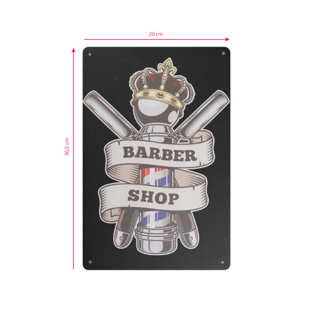 Decorative Plaque for Barber Shop B015 'Barber Shop'