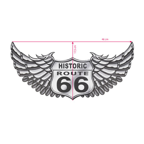 Decorative Plaque for Barber Shop or Tattoo Salon N212 'Route 66'
