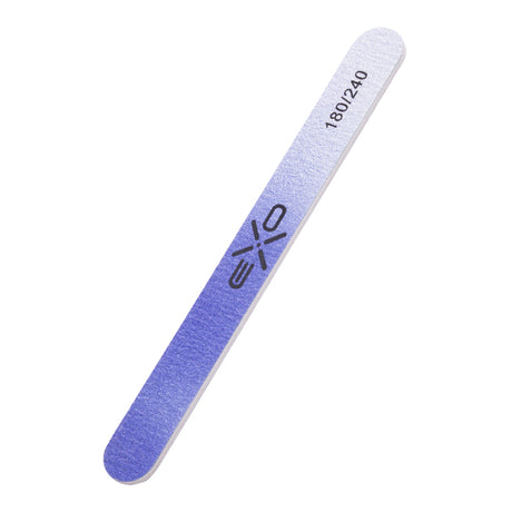 Exo Straight Nail File 180/240 Grit - 10 Pcs Colour Set
