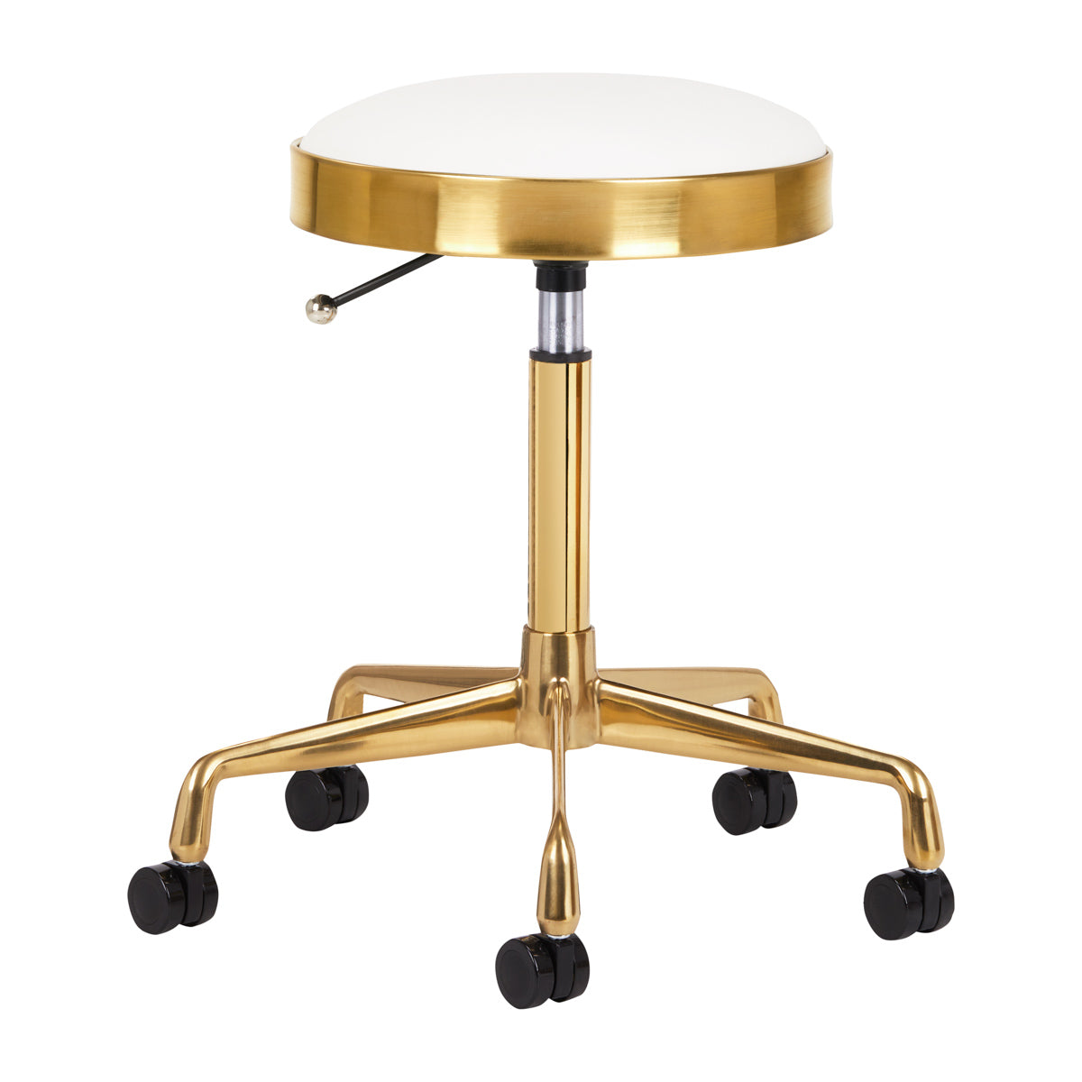 ACTIVESHOP COSMETIC STOOL H7 GOLDEN WHITE