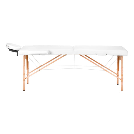 ActivFizjo Wooden Folding Massage Table Comfort Lux 2-Sections White