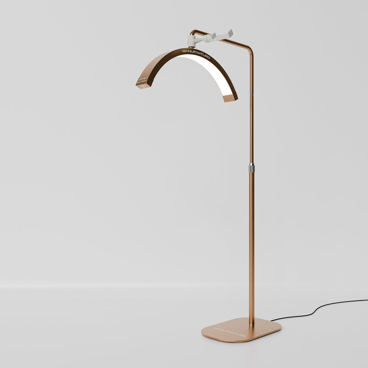 Manufakturo Beauty LED Rotating Head Treatment Lamp - Adjustable Colour Temp Brown Gold