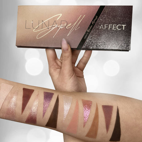 Affect Lunar Spell Eyeshadows Palette Swatch