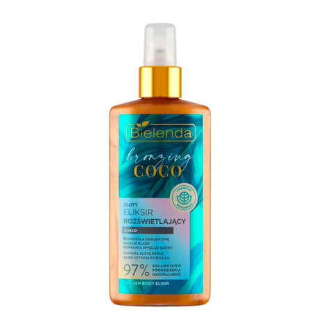 Bielenda Bronzing Coco Gold Illuminating Body Elixir - Roxie Cosmetics