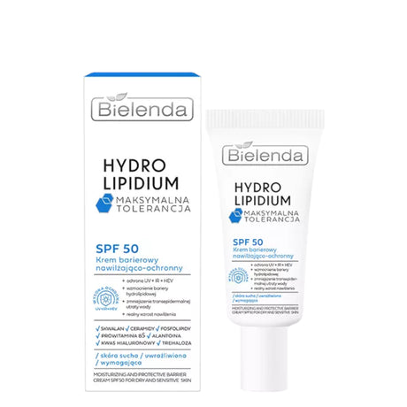 Bielenda Hydro Lipidium Moisturizing & Protective Barrier Cream SPF50