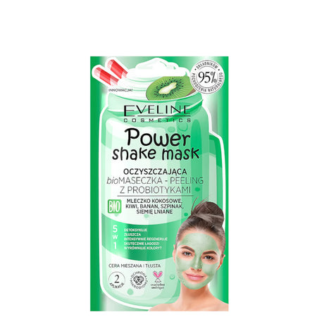 Eveline Power Shake Purifying Bio Mask & Peeling