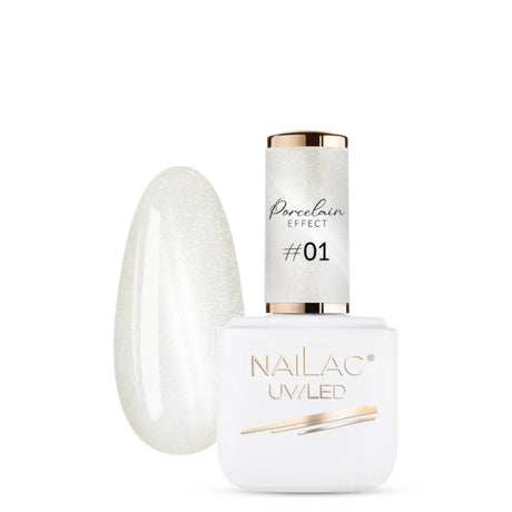 Nailac UV/LED Gel Nail Polish Porcelain Effect 01