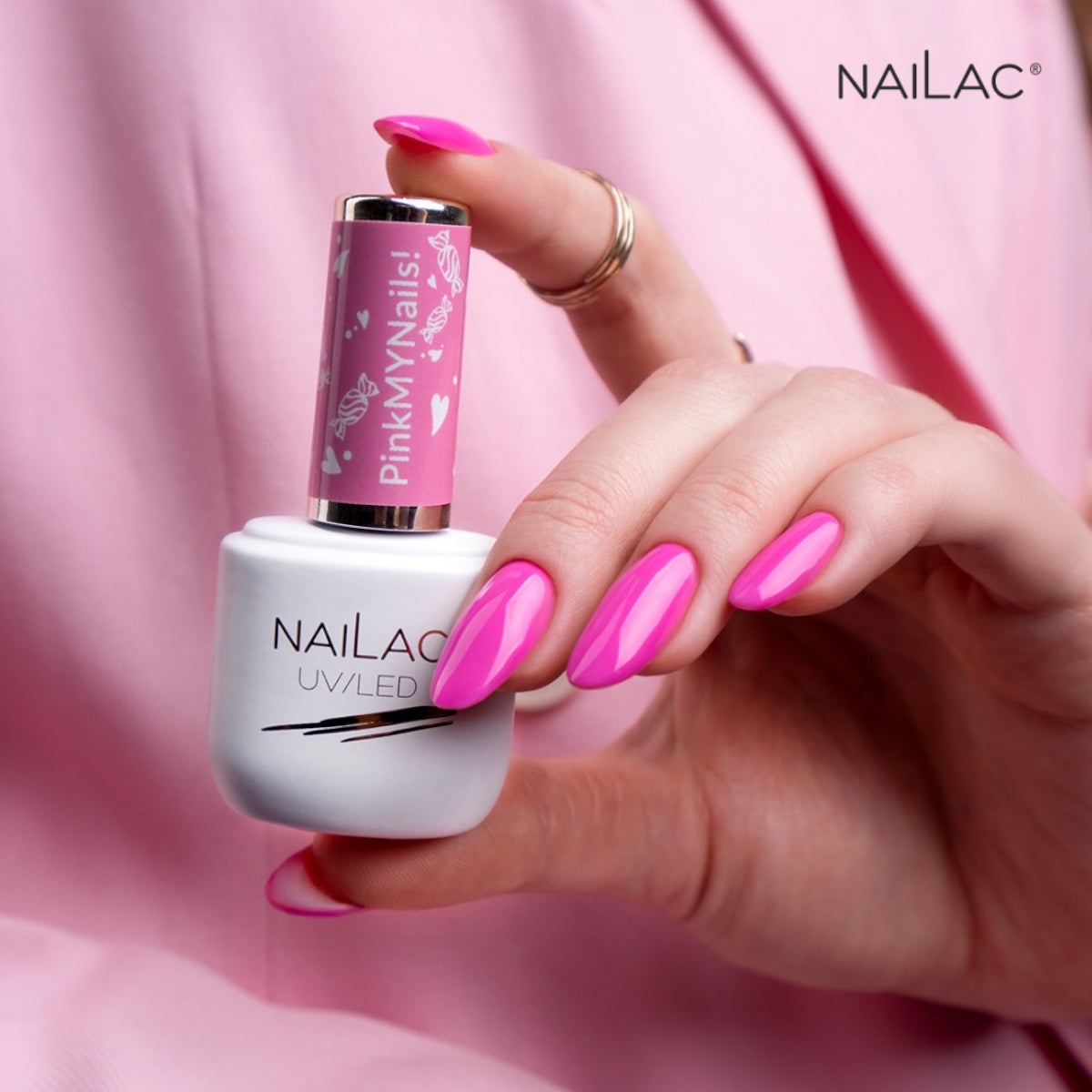 NaiLac UV/LED Gel Nail Polish PinkMYNails! 7ml