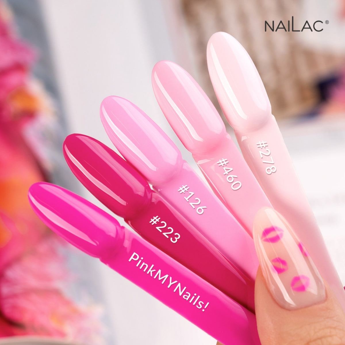 NaiLac UV/LED Gel Nail Polish PinkMYNails! Pink Nails Style