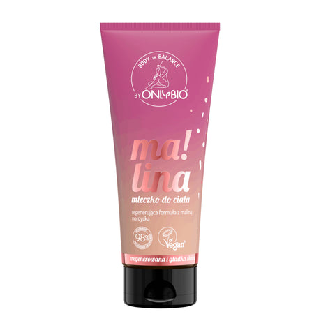 OnlyBio Body Balance Raspberry Body Milk - Roxie cosmetics