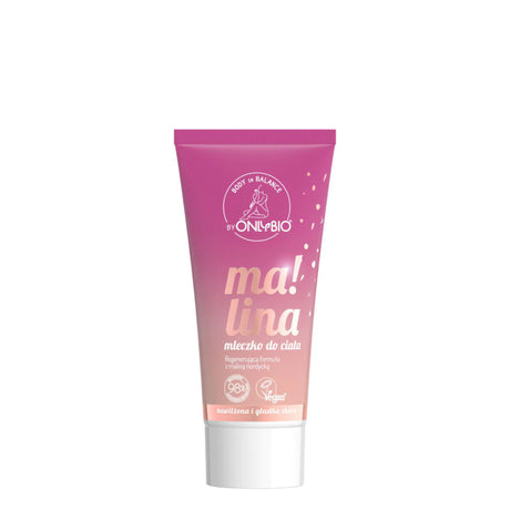 OnlyBio Body Balance Raspberry Body Milk Mini 50ml - Roxie Cosmetics