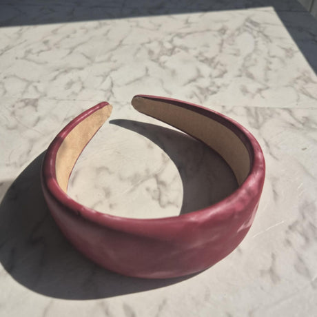 Roxie Collection Burgundy Headband Velvet