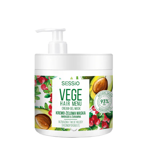 Sessio Vege Hair Menu Cream-Gel Mask Medium Porosity Hair