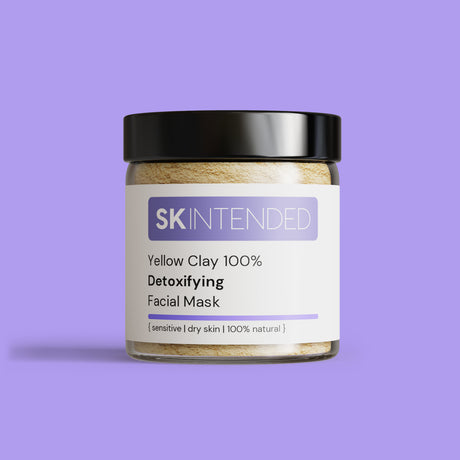 Skintended Yellow Clay 100% Detoxifying Facial Mask - Roxie Cosmetics