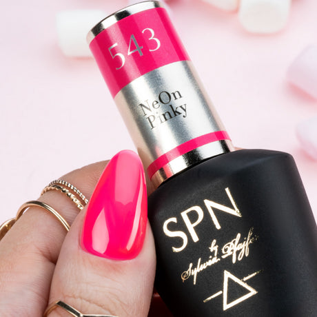 SPN Nails UV/LED Gel Polish 543 NeOn Pinky Pink Nails