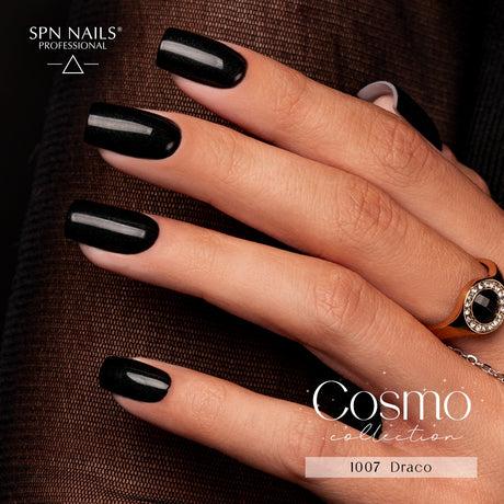 SPN Nails UV/LED Gel Polish 1007 Draco Black Nails