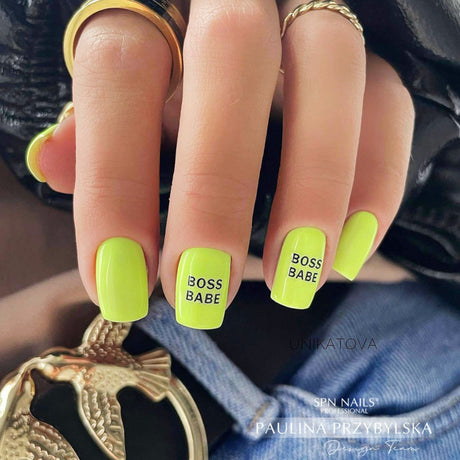 SPN Nails UV/LED Gel Polish 624 Sour Lemon Neon NAils
