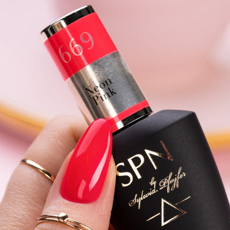 SPN Nails UV/LED Gel Polish 669 Neon Pink Nails