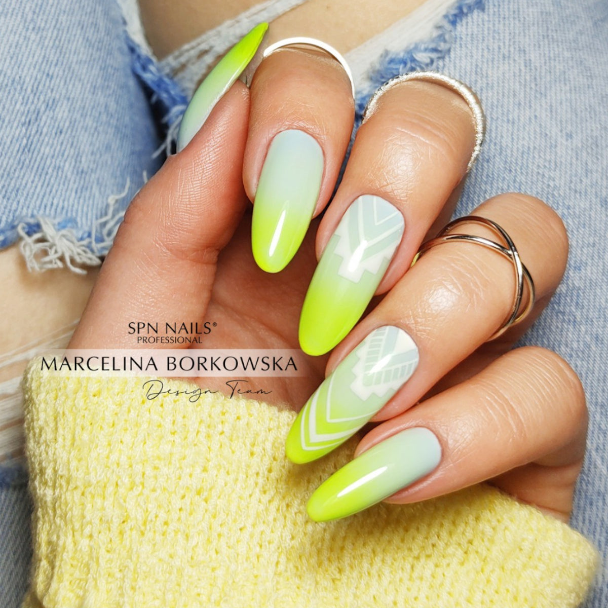SPN Nails UV/LED Gel Polish 704 Neon Lemon Yellow NAil Styling