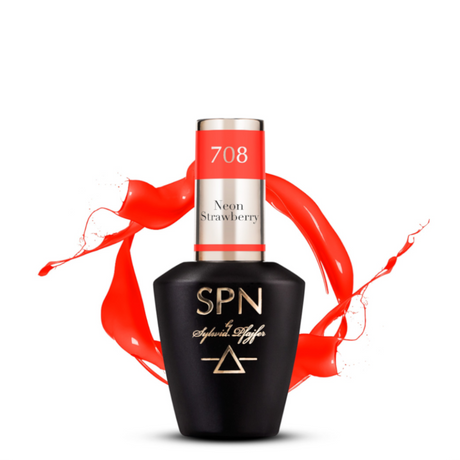 SPN Nails UV/LED Gel Polish 708 Neon Strawberry