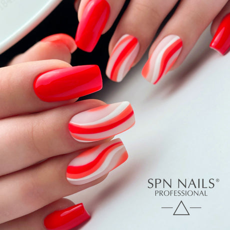 SPN Nails UV/LED Gel Polish 727 Crazy Carrot Orange Nails